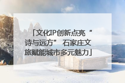 文化IP创新点亮“诗与远方” 石家庄文旅赋能城市多元魅力